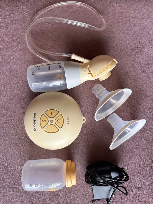 Medela Медела единична двуфазна електрическа помпа за кърма Swing