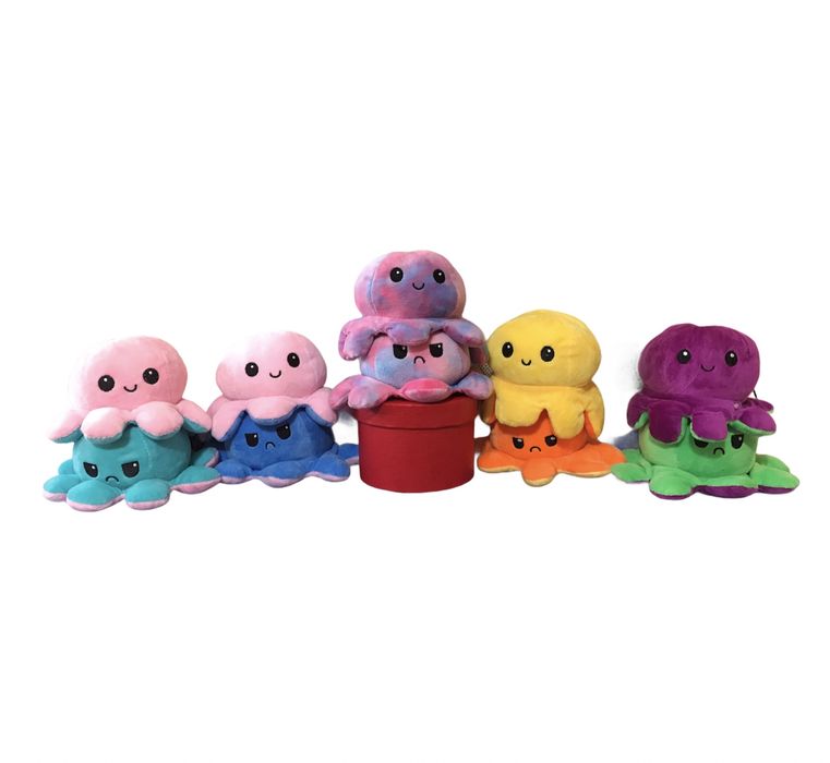 Обръщаемо плюшено октоподче