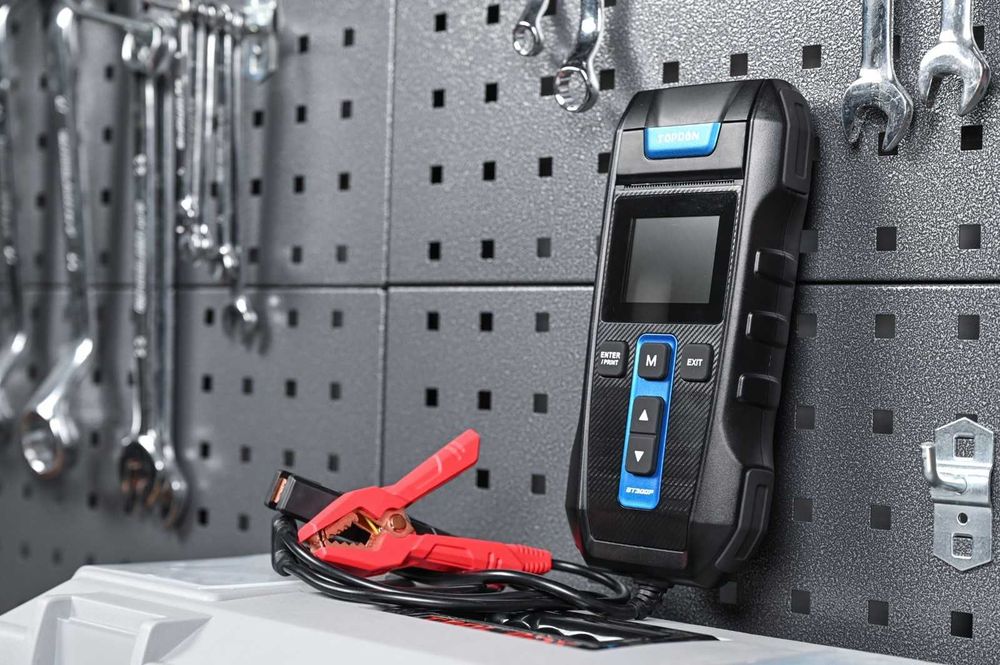 TOPDON BT300P – Професионален тестер за акумулатори 12V с принтер