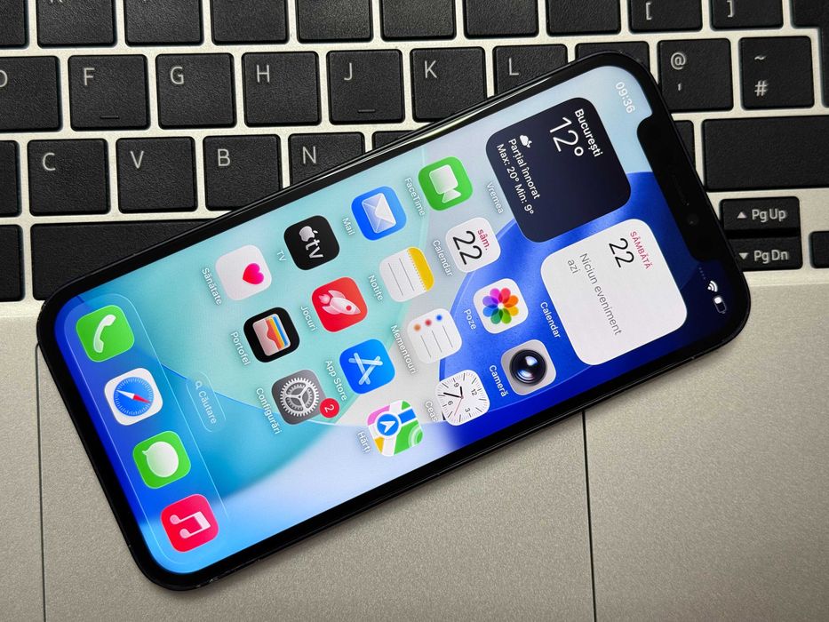 iPhone 12, Black, 64Gb |Acceptam Schimburi| Cod - G553