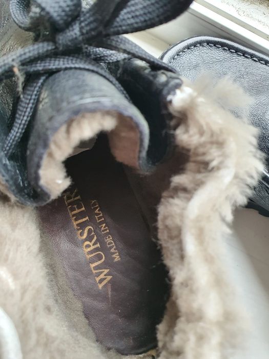 Ghete de dama  sau copii îmblănite piele naturala mărimea 39