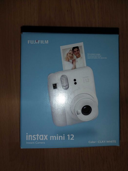 Aparat foto instant Fujifilm Instax Mini 12 Clay White