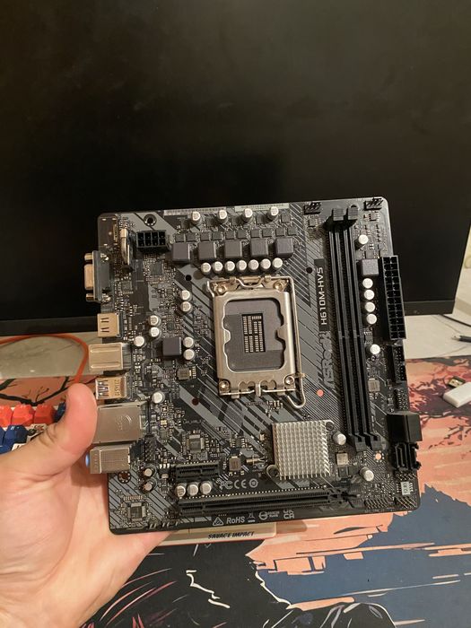 Материнская плата Asrock H610M lga1700