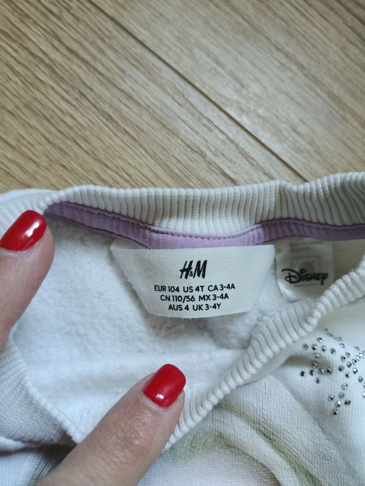 Bluzon elsa h&m 104 cm