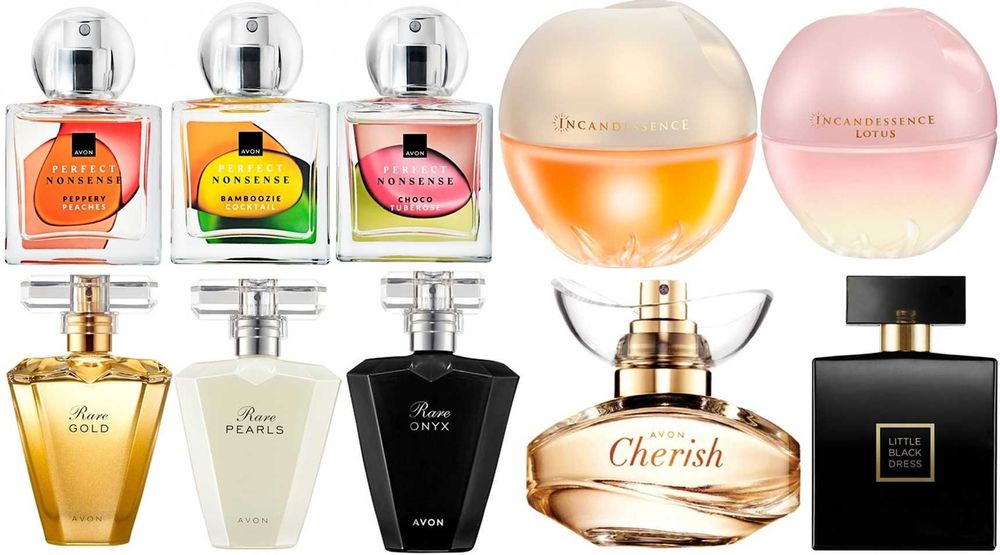 Налични парфюми, тоалетни води  от Avon, Oriflame