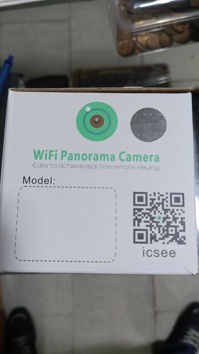 WiFi въртяща се камера за фасунга крушка лампа iCSee нощно виждане