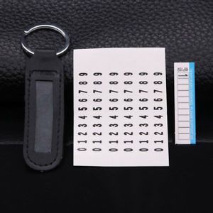Анти-потерянный номер телефона брелок для автомобиля и ключей