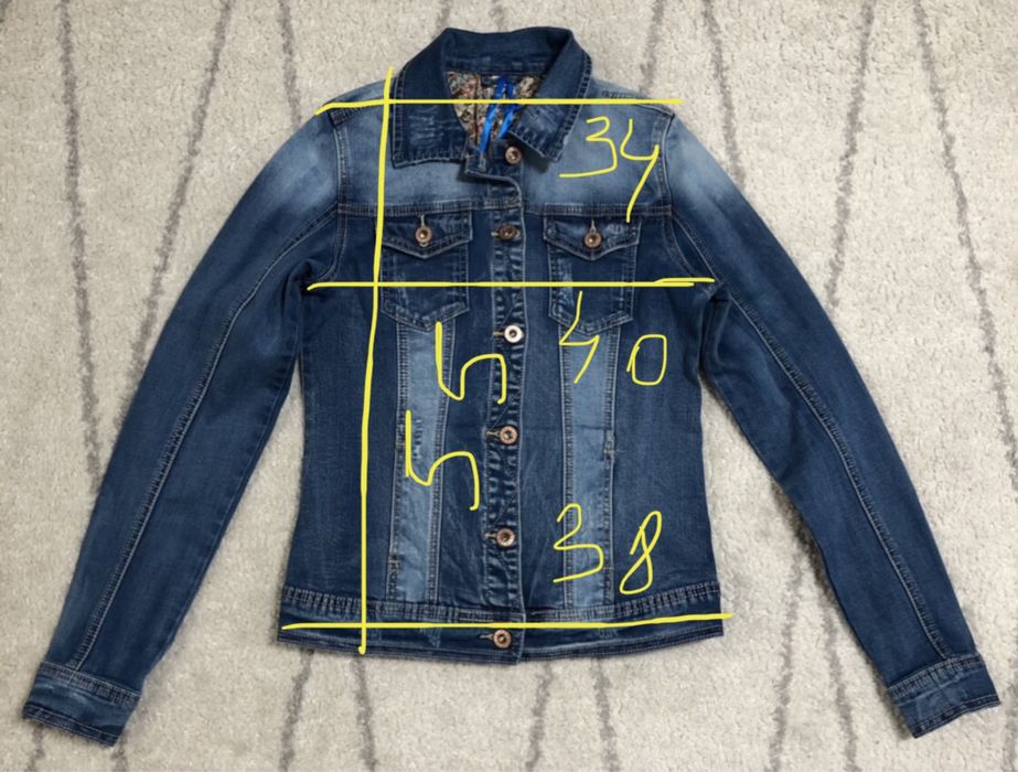 Geaca blugi noua cambrata geaca blugi dama geaca femei marime s m