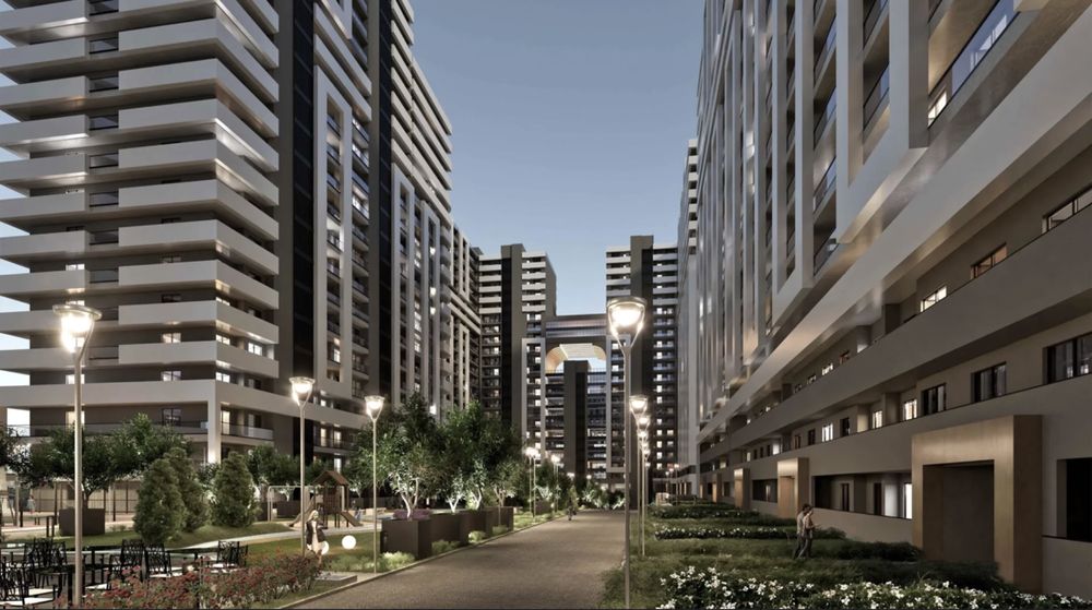 ЖК Blue Hills. Первый этап. А блок. 3х комнатная. Бадамзар.