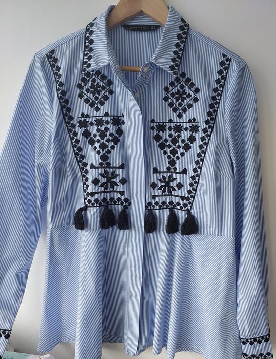 Camasa cu broderii Zara