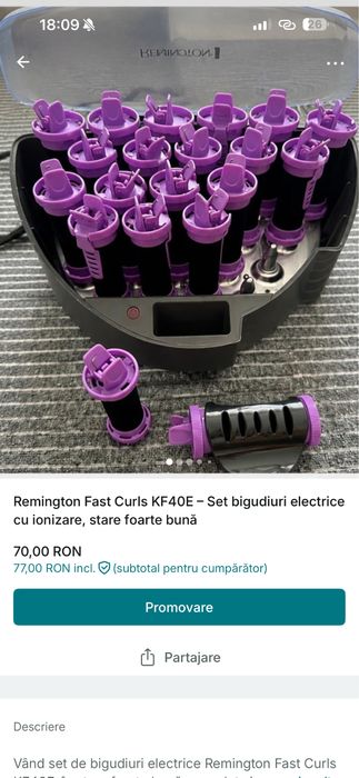 Set bigudiuri electrice remington