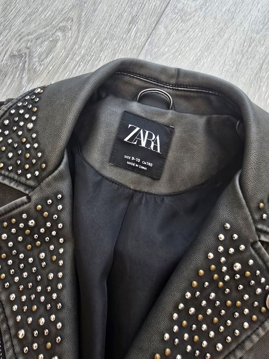 Кожено яке за момиче Zara