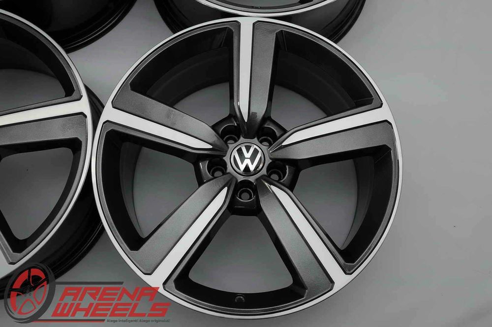 Jante Noi 20 inch Originale VW Touareg 3 CR R20 Gri Diamond Cut