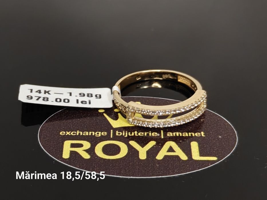 Bijuteria Royal: Inel aur 14k/1.98 gr