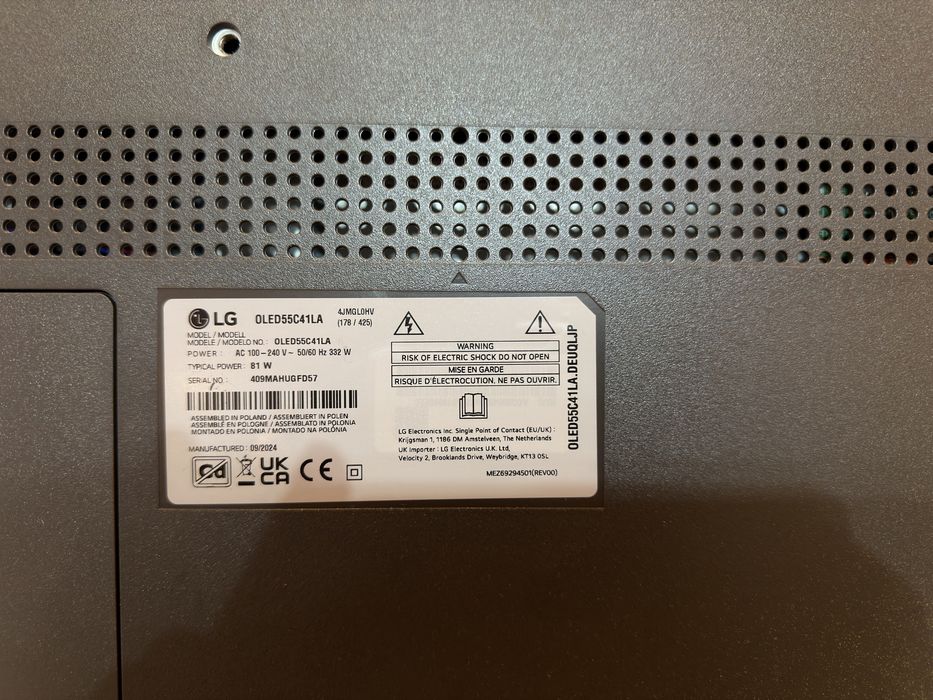 LG OLED 55C41LA ecran spart