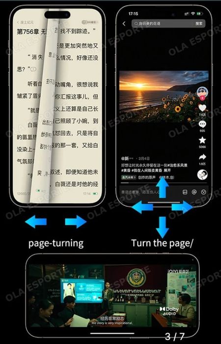 Uzuk erkak va ayol uchun smart Pult Instagram tiktok reelslar uchun