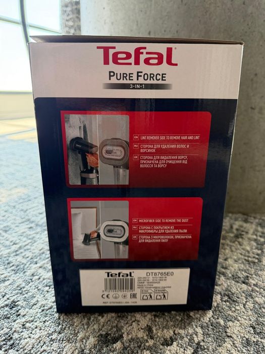 Tefal Pure Force 3-in-1 DT8765E0 nou, sigilat  -  calcare verticala