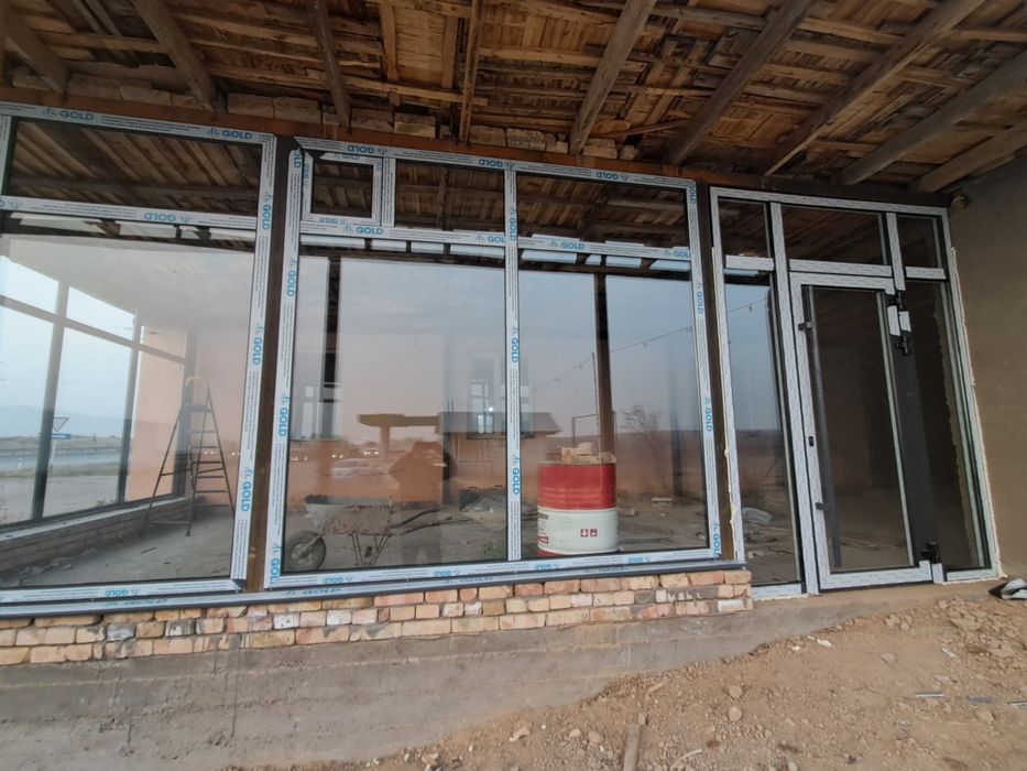 Пластик окна двери витражи