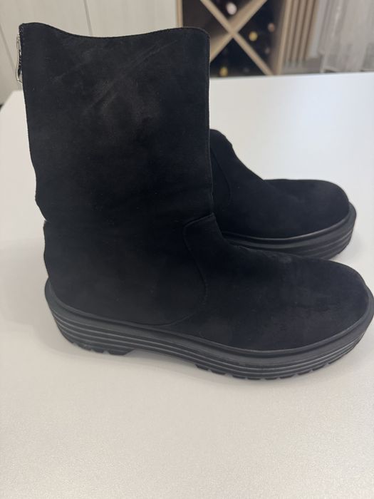 Cizme piele intoarsa Benaza