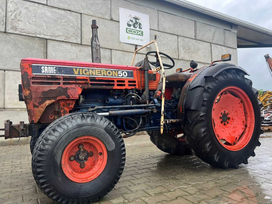 Tractor viticol Same Vigneron - 50 Hp , 1.3 T + Video