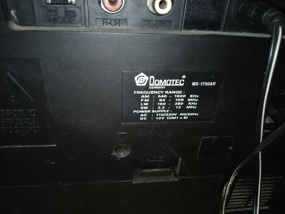Radio casetofon dublu Domotec