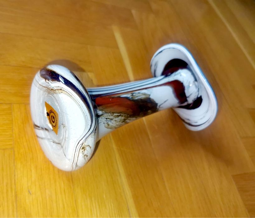 Антикварна лампа Тифани изработена от стъкло ,метал оформена като къща