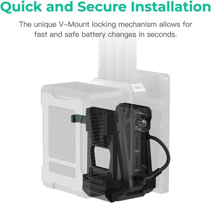 Accsoon V-Lock Адаптер V-Mount към NP-F за CineView Master 4K / 2 SDI