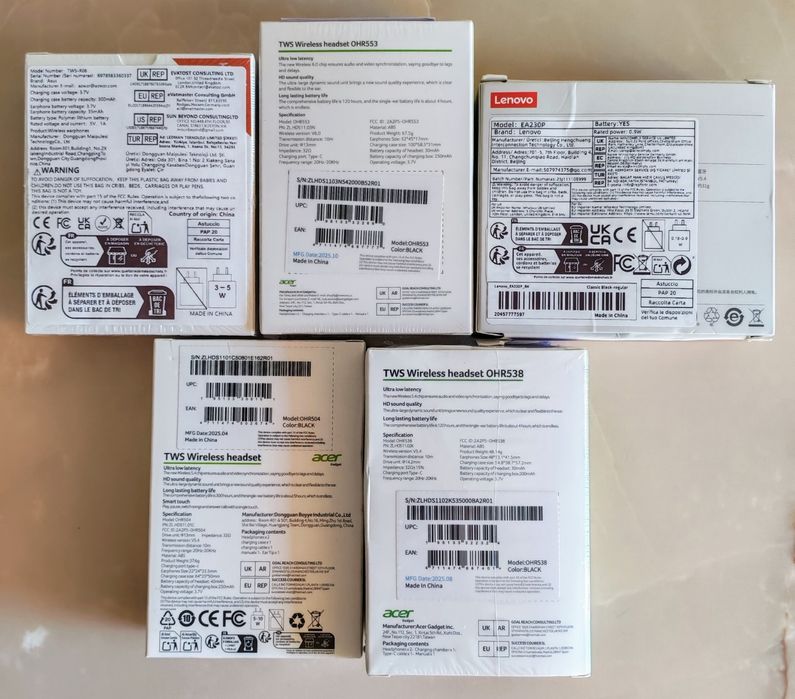 Căști audio noi, sigilate, diferite modele, super preț!