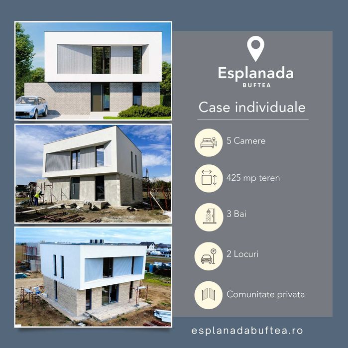 Dezvoltator - Vile P+1, cartier privat, Str. Independentei Buftea