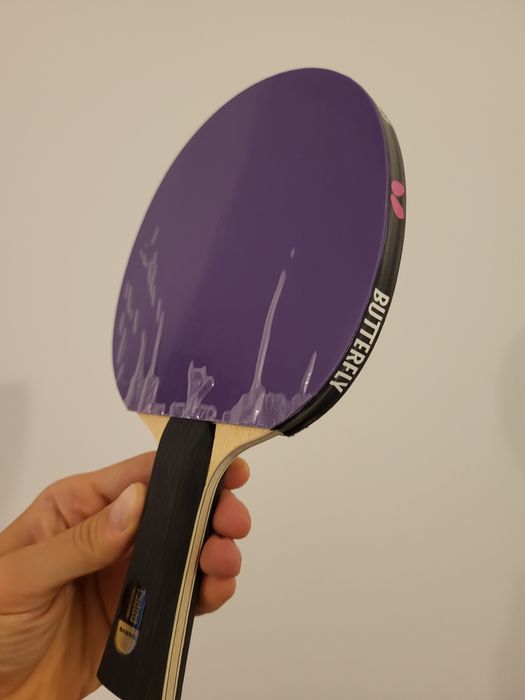 Paleta tenis de masa Ping Pong Sanwei+ Kokutaku | de Control și Spin