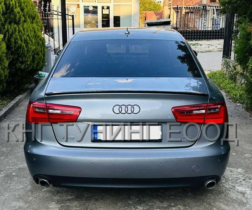 Спойлер за багажник ауди а6 ц7 с лайн / audi a6 c7 spoiler s line