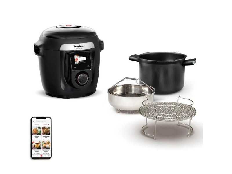 Мултикукър с 10 Режима на Готвене Moulinex Cookeo Wi-Fi CE96G810 6L