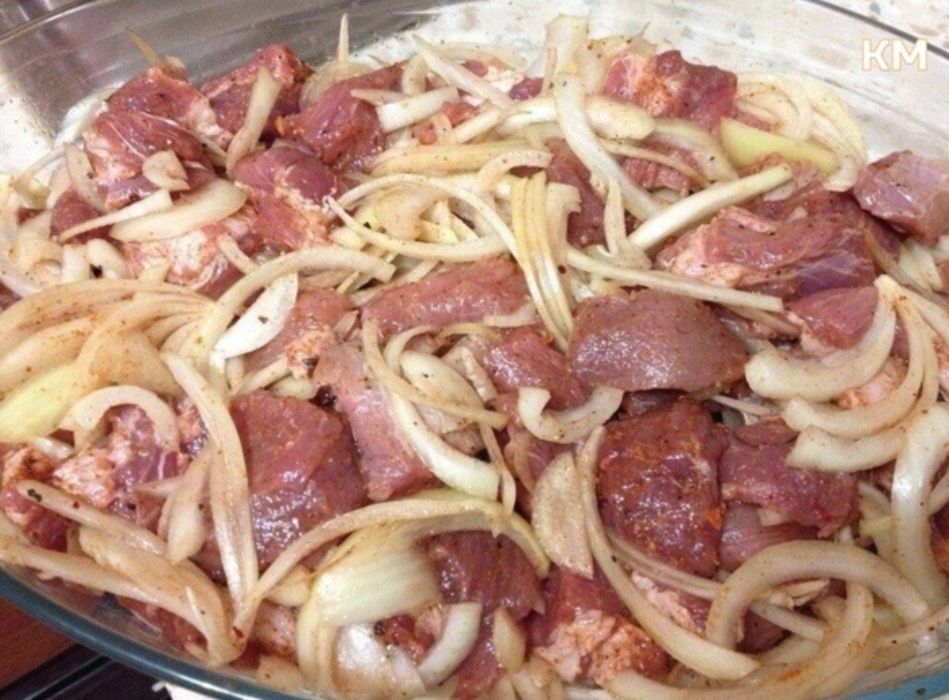 Шашлык на заказ  маринованый