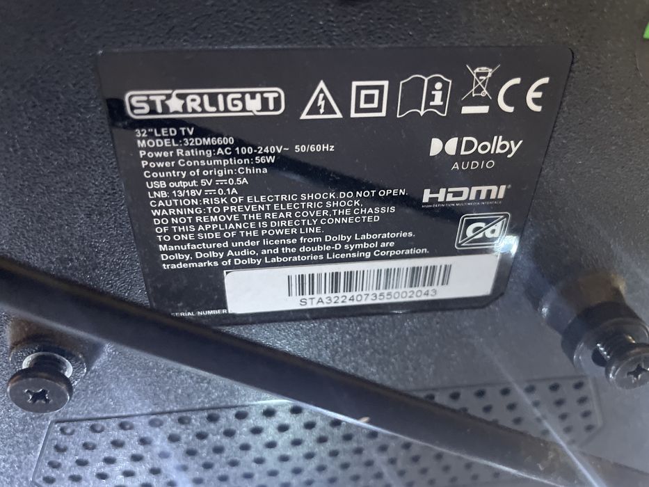 Vand tv starlight 32 inch