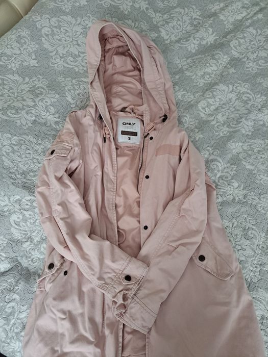Geaca Only culoare roz pal marime S