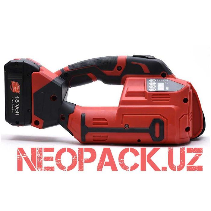 Аккумуляторный стреппинг инструмент, 2 аккумулятора, Высокое качество