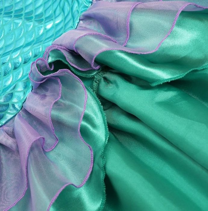 Блестяща рокля на Ариел + подарък КОРОНА!