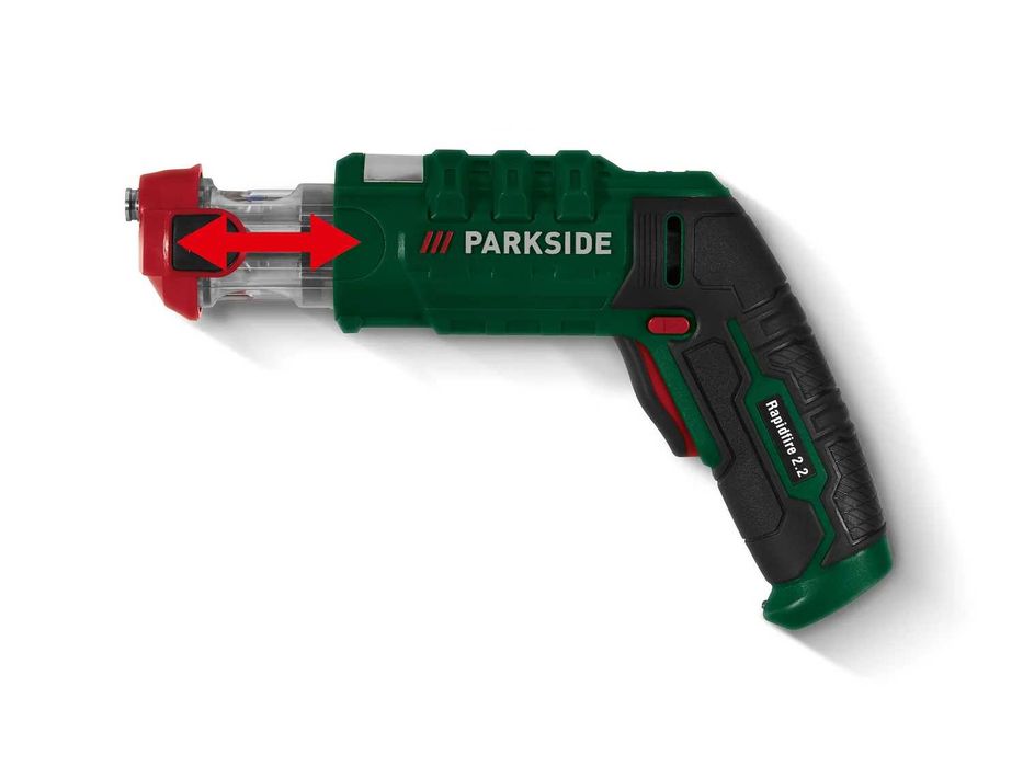 Parkside Rapidfire 2.2, 4V акумулаторна отвертка,с комплект битове