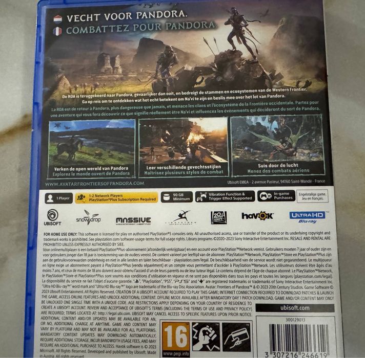 Игра для PS 5 Avatar Frontiers of Pandora