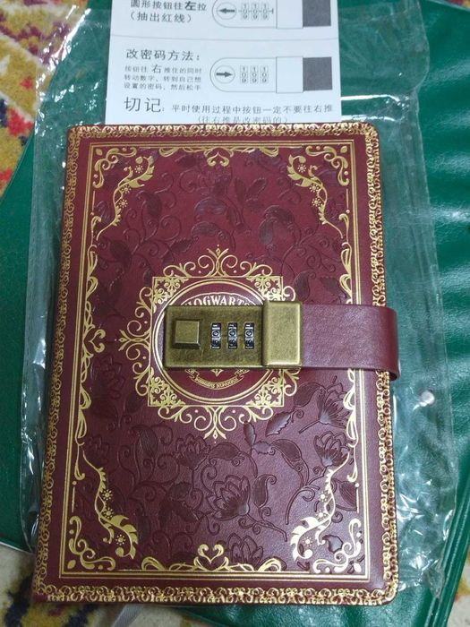 Блокнот с кодовым замком