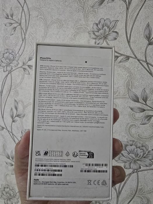 Iphone 15 Pro Natural Titanium 128 Gb