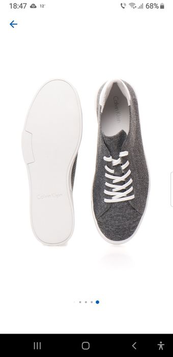 Nou.    Calvin Klein pantofi sport gri melange Ion