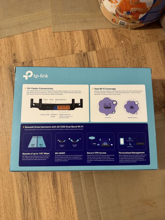 Router TP Link Archer C6 AC1200 Dual Band Gigabit