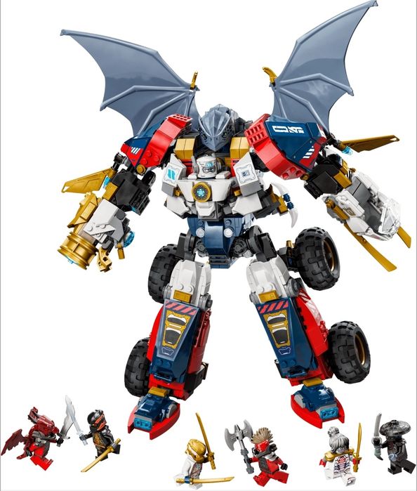 Lego Ninjago Set 4 în 1 - Ultrarobotul combinat al lui Zane (cod 71834)