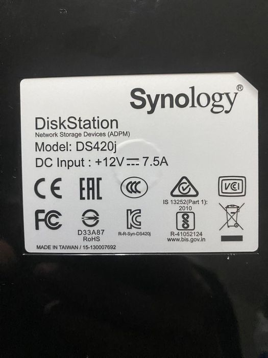 NAS-сервер Synology DS420j с 12 tb