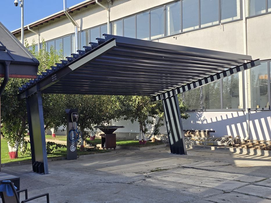 Carport (copertina auto) dimensiuni 6,00m x 5,00m x 2,20m
