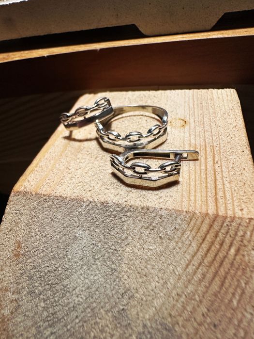 Ювелирное украшение серебряный комплект