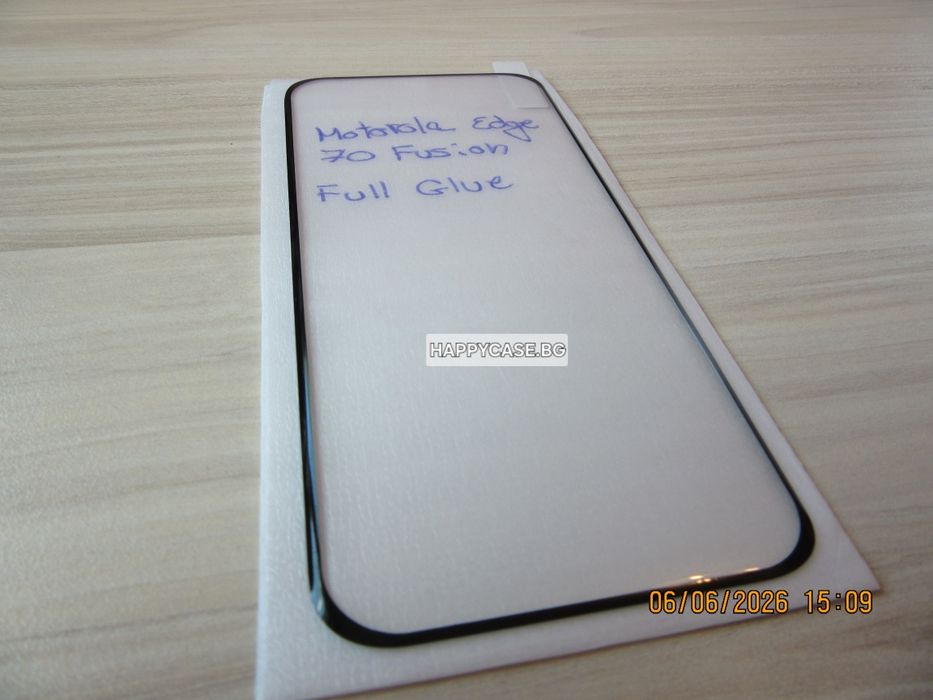 Motorola Edge 70 Fusion / Edge 60 / Edge 60 Fusion / Edge 60 Pro / 3D Full Glue Извит стъклен протектор с цяло лепило