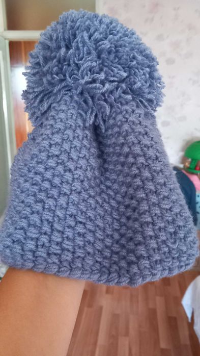 Ръчно плетени шапка и шал