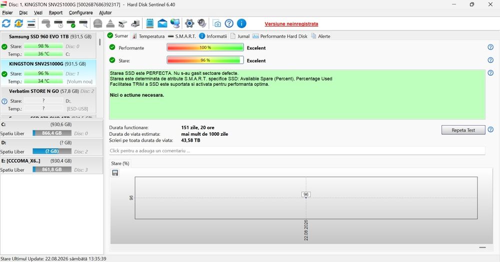 Nvme Kingstone 1tb